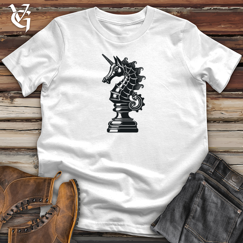 Viking Goods Unicorn Knight Checkmate Softstyle Tee White / L