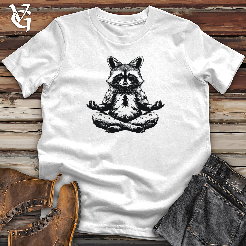 Viking Goods Zen Raccoon Harmony  Softstyle Tee White / L