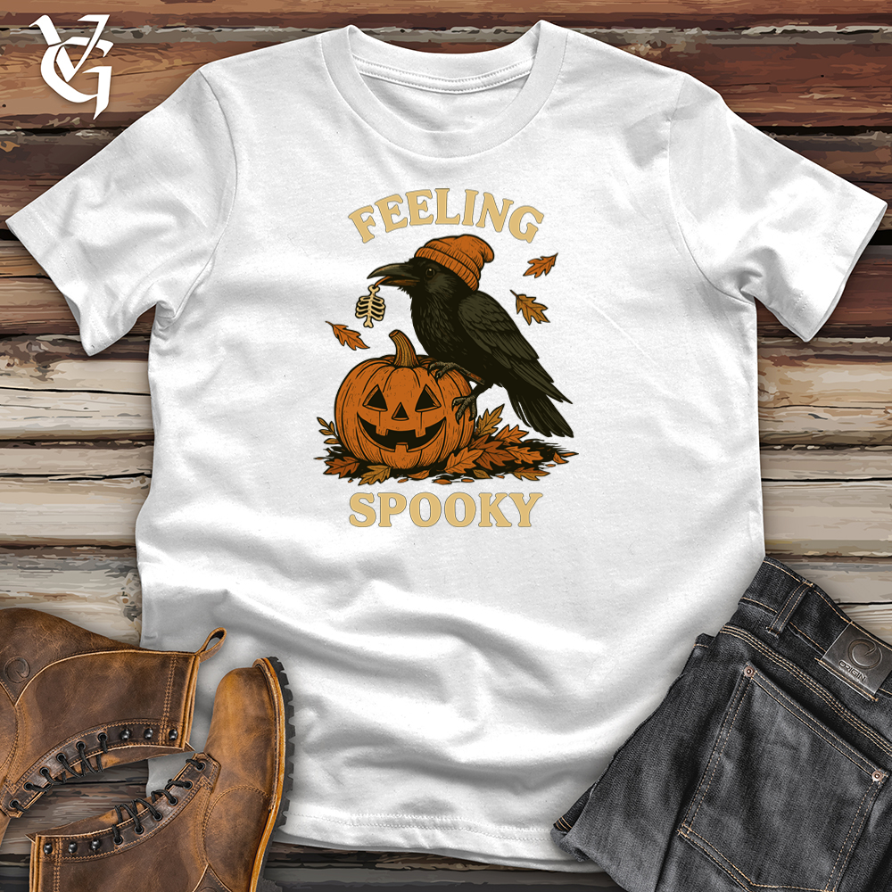 Viking Goods Feeling Spooky Raven Softstyle Tee White / S