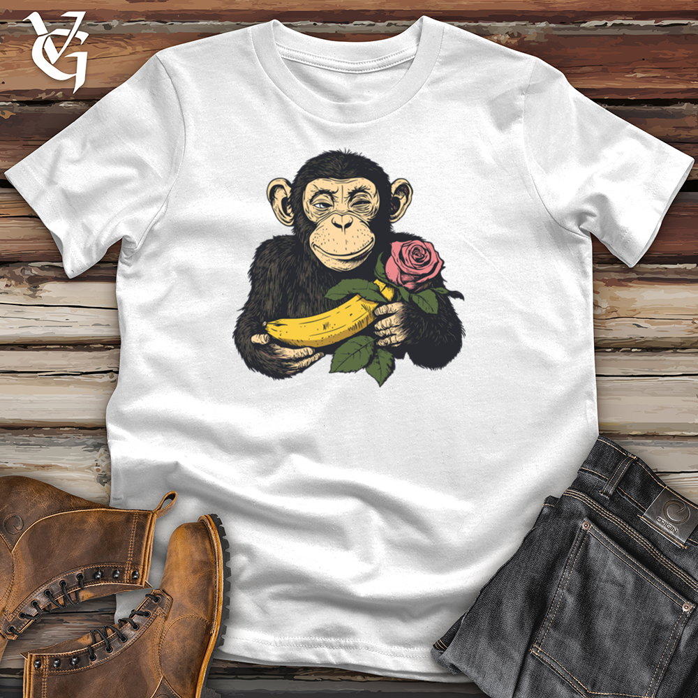 Viking Goods Monkey Valentine Softstyle Tee White / S