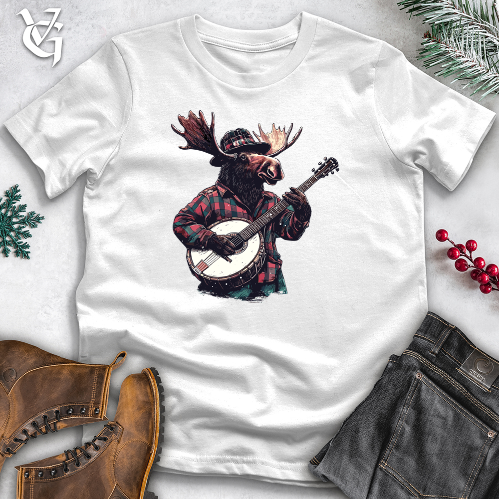 Viking Goods Moose Banjo Softstyle Tee White / S