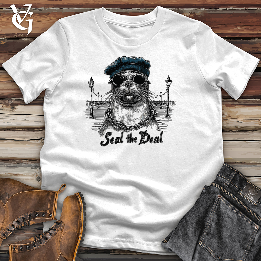 Viking Goods Seal the Deal Seal Softstyle Tee White / S