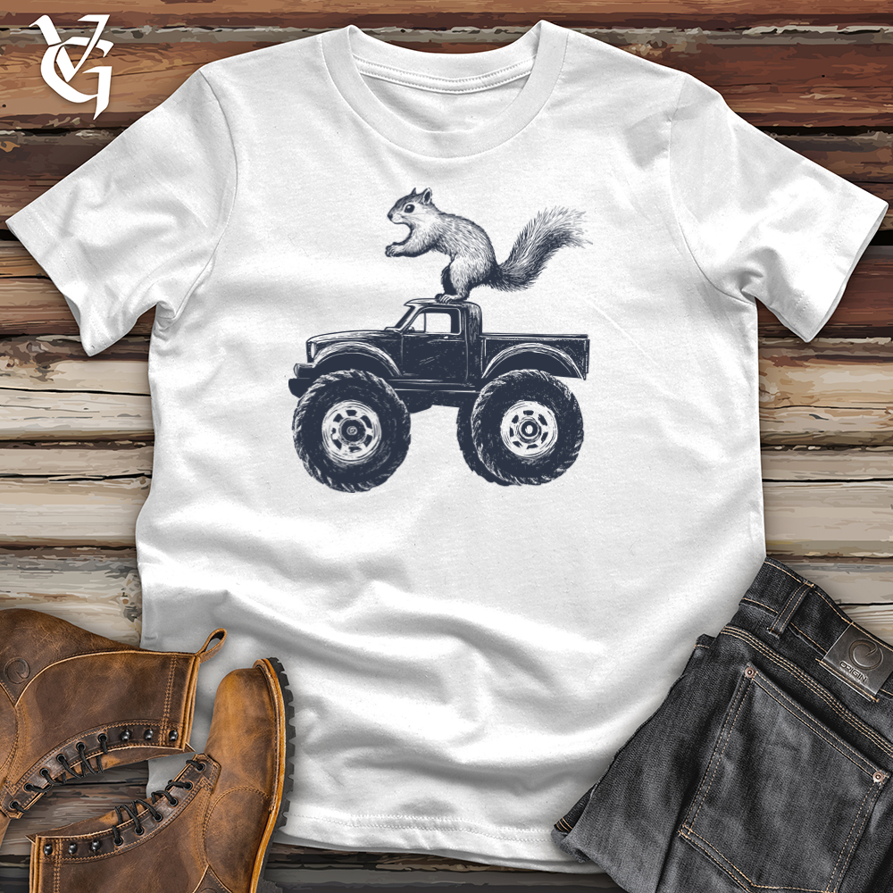 Viking Goods Squirrel Monster Truck Softstyle Tee White / S