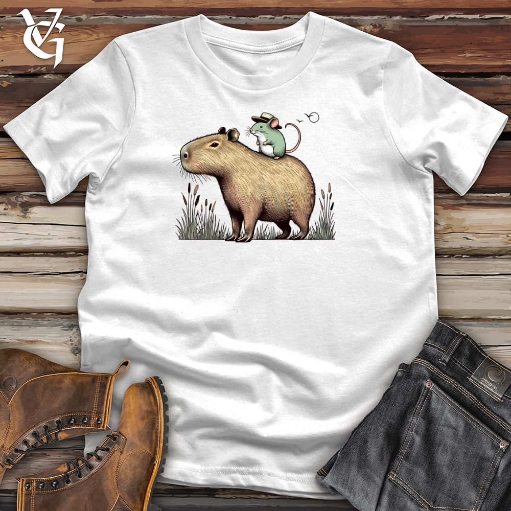 Viking Goods Capybara and Mouse Softstyle Tee White / XS