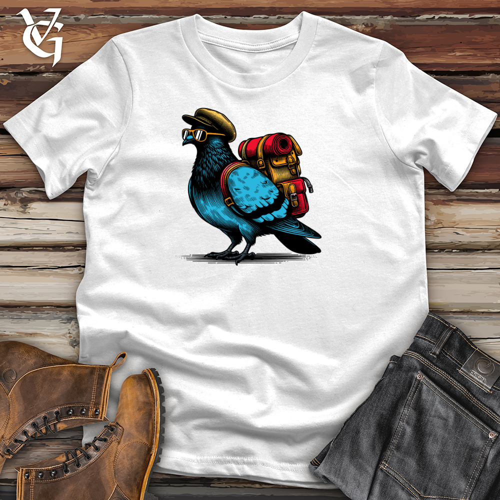 Viking Goods Pigeon Traveler Softstyle Tee White / XS