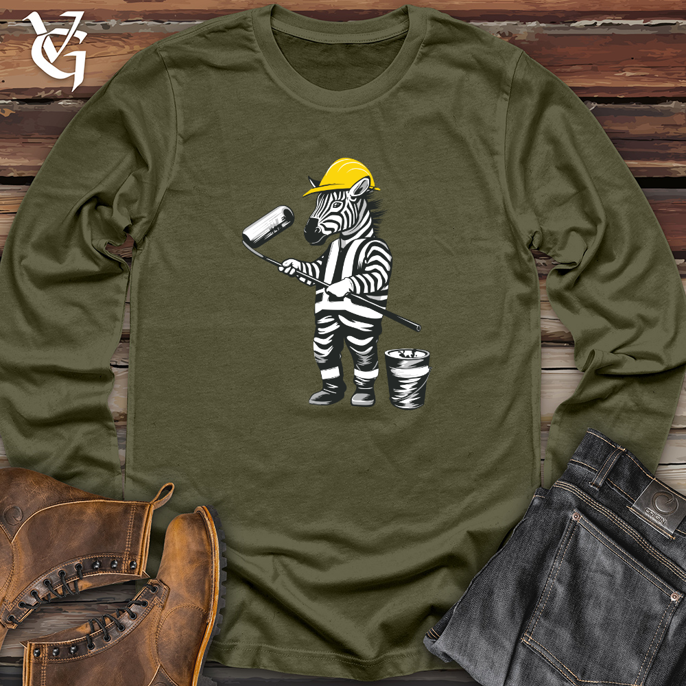 Viking Goods Zebra Builder Brush Long Sleeve Military Green / L