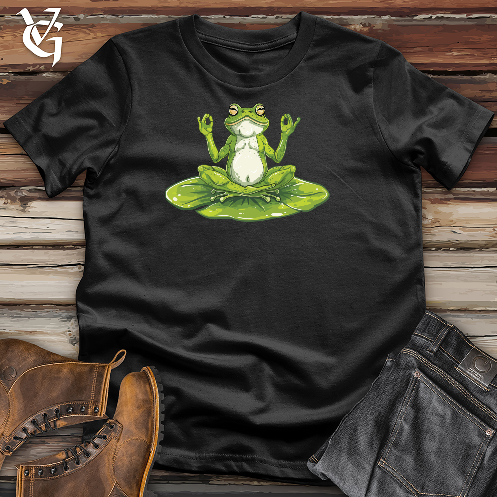 Viking Goods Zen Frog Yoga Cotton Tee