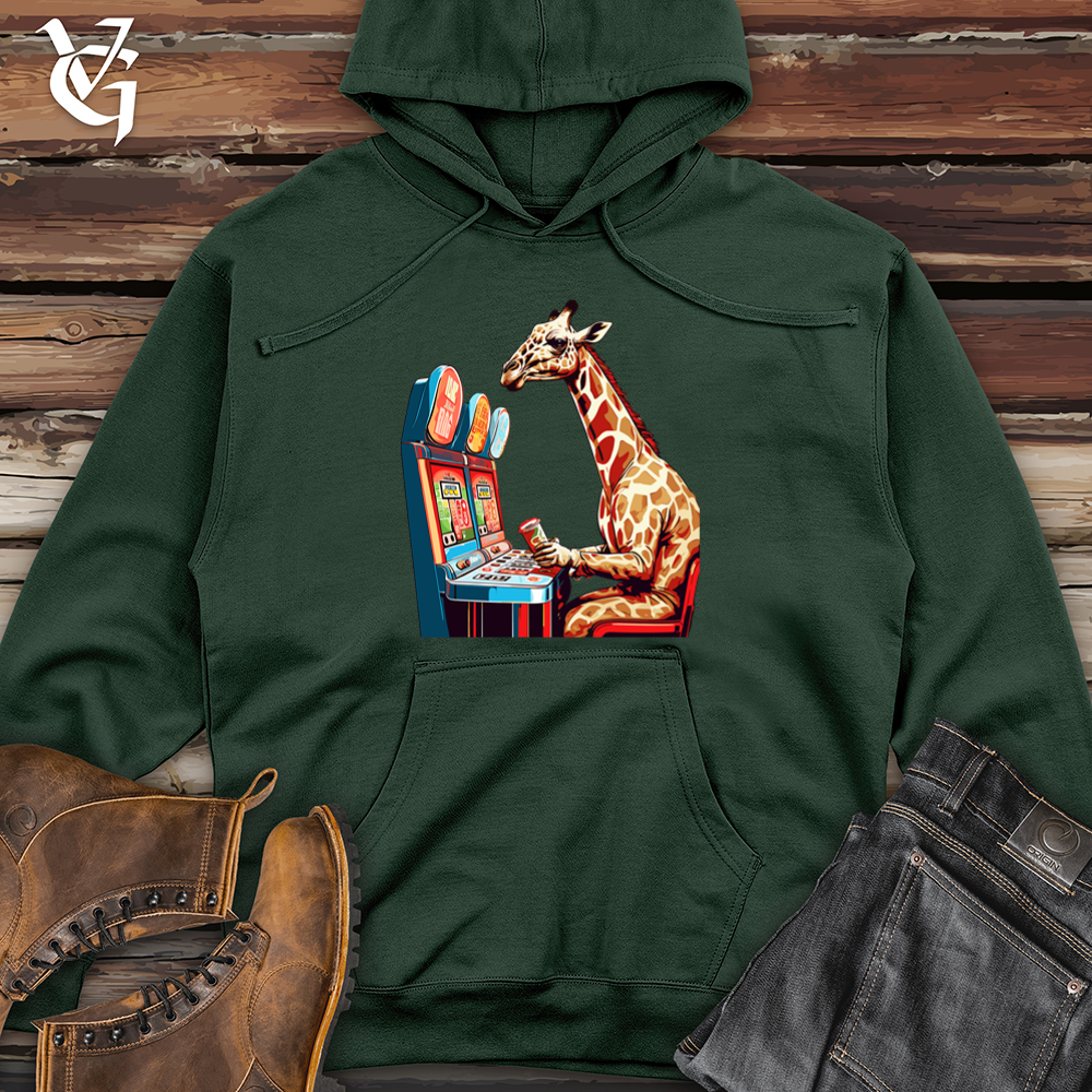 Retro Jackpot Giraffe Hoodie Jackpot of Cozy Comfort Viking Goods Company