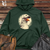 Baseball Batting Chicken Midweight Hooded Sweatshirt