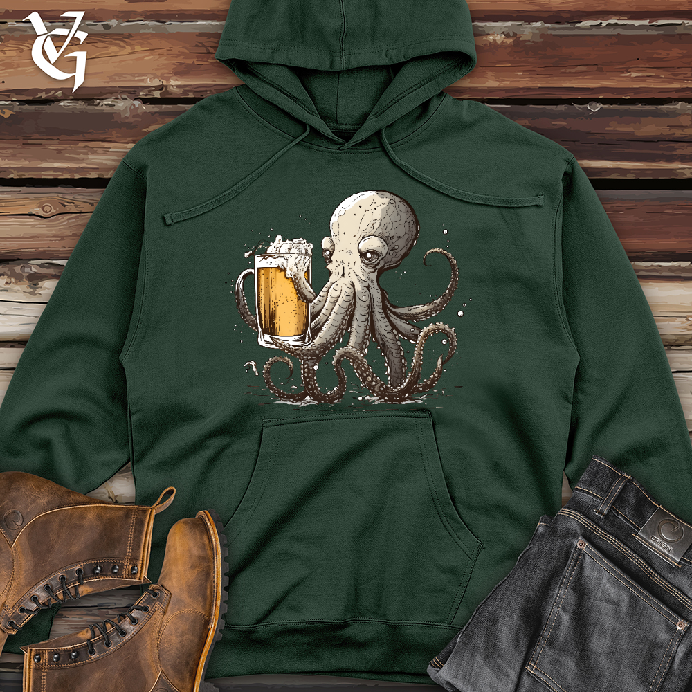 Octopus Happy Hour Midweight Hooded Sweatshirt