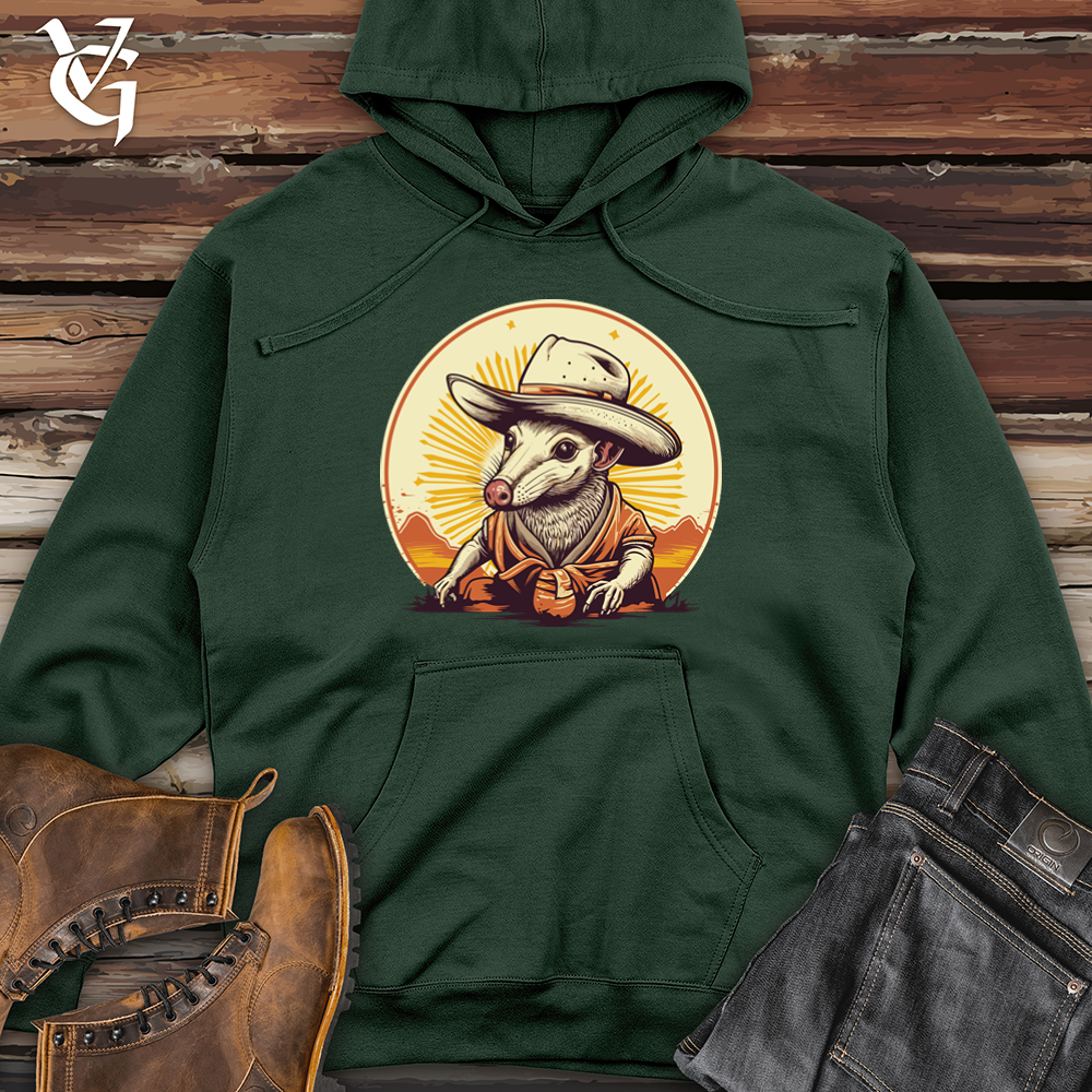 Armadillo Cowboy Outback Tales Midweight Hooded Sweatshirt