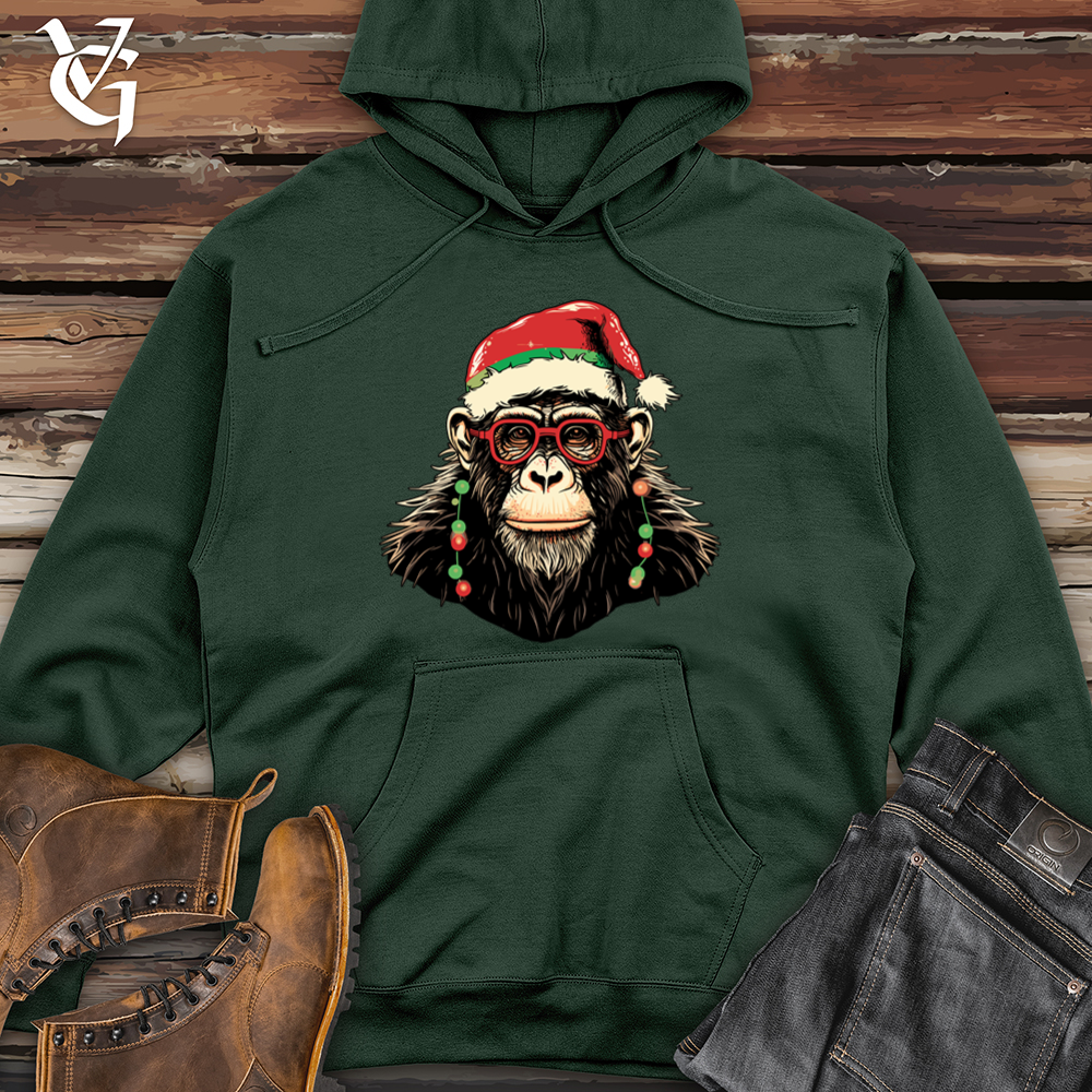 Vintage Sparkling Monkey Midweight Hooded Sweatshirt