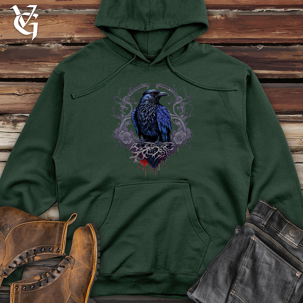 Odins Raven Midweight Hooded Sweatshirt