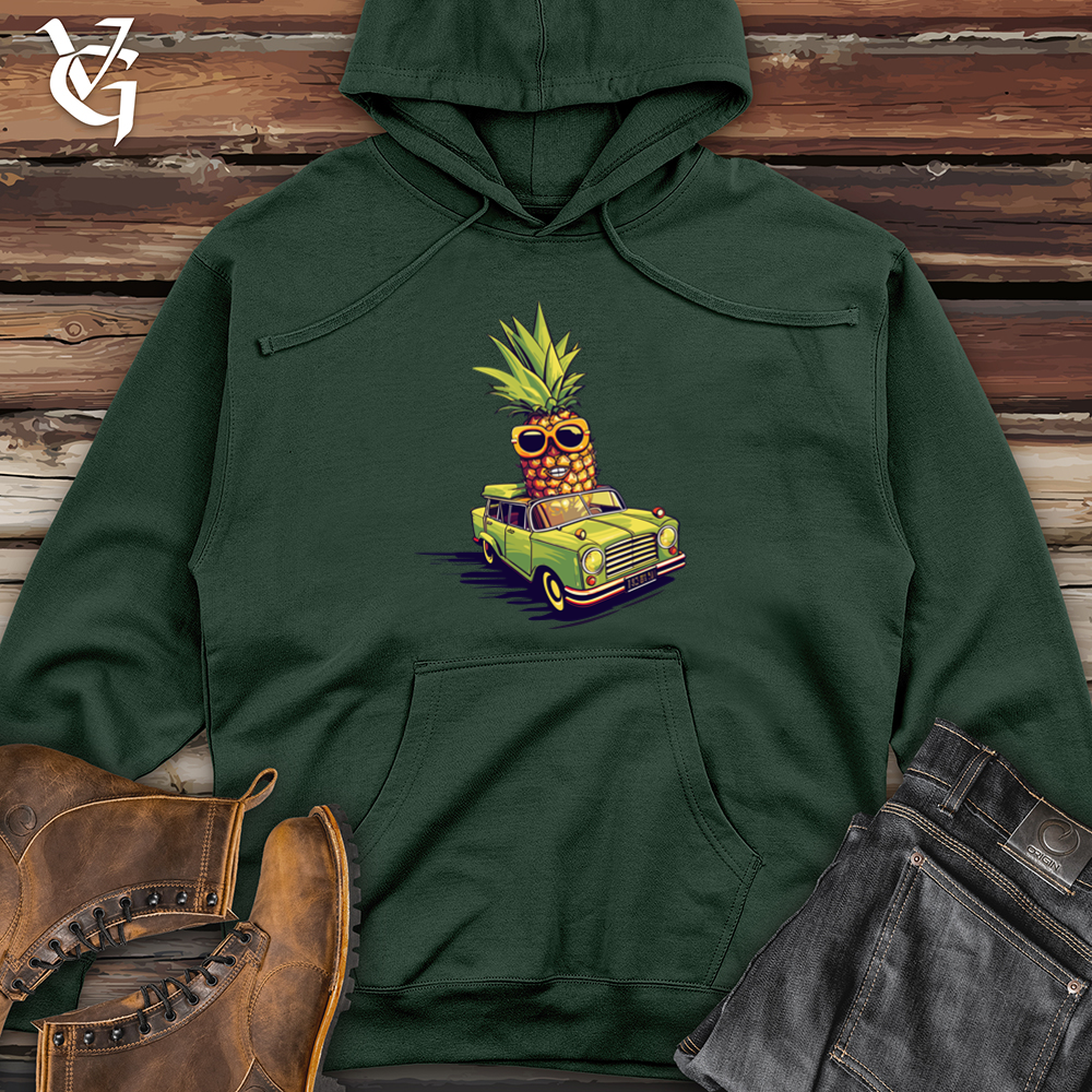 Vintage Pineapple Cruiser Midweight Hooded Sweatshirt