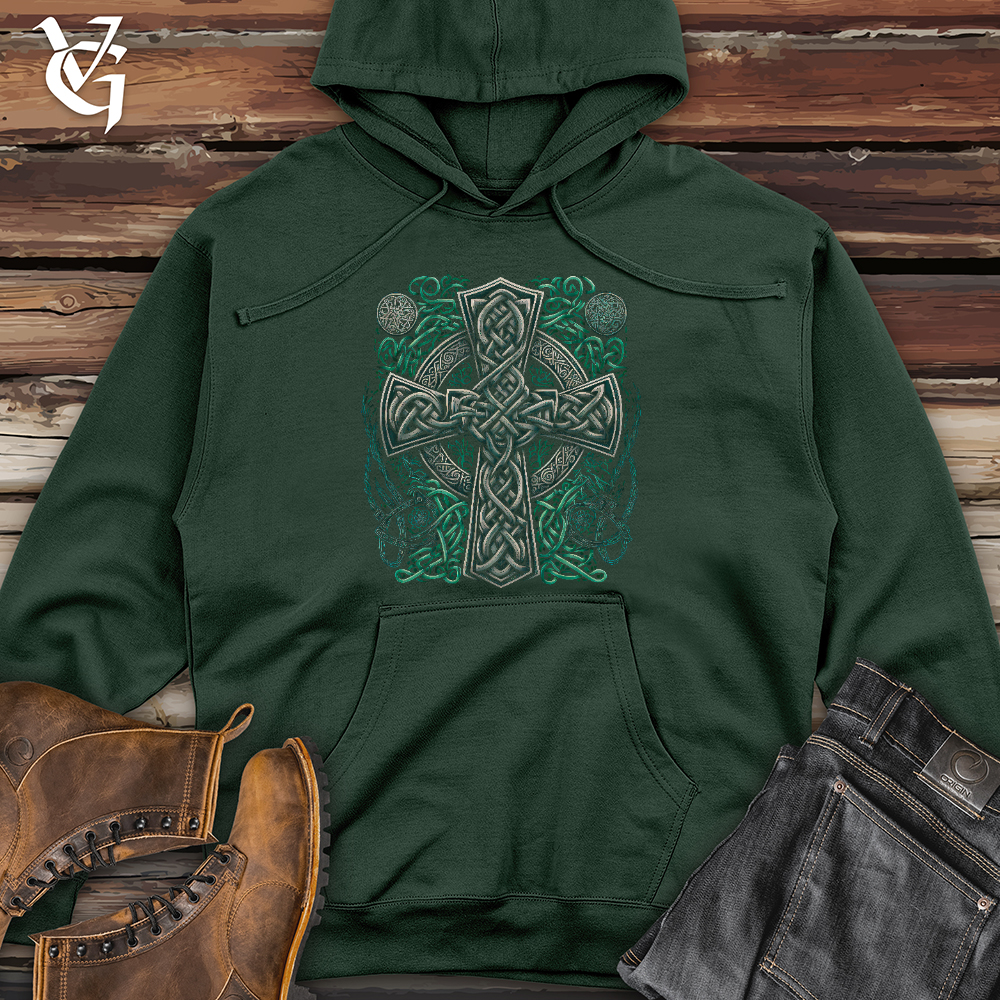 Celtic Crosses Midweight Hooded Sweatshirt