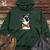 Retro Bow Tie Penguin Midweight Hooded Sweatshirt