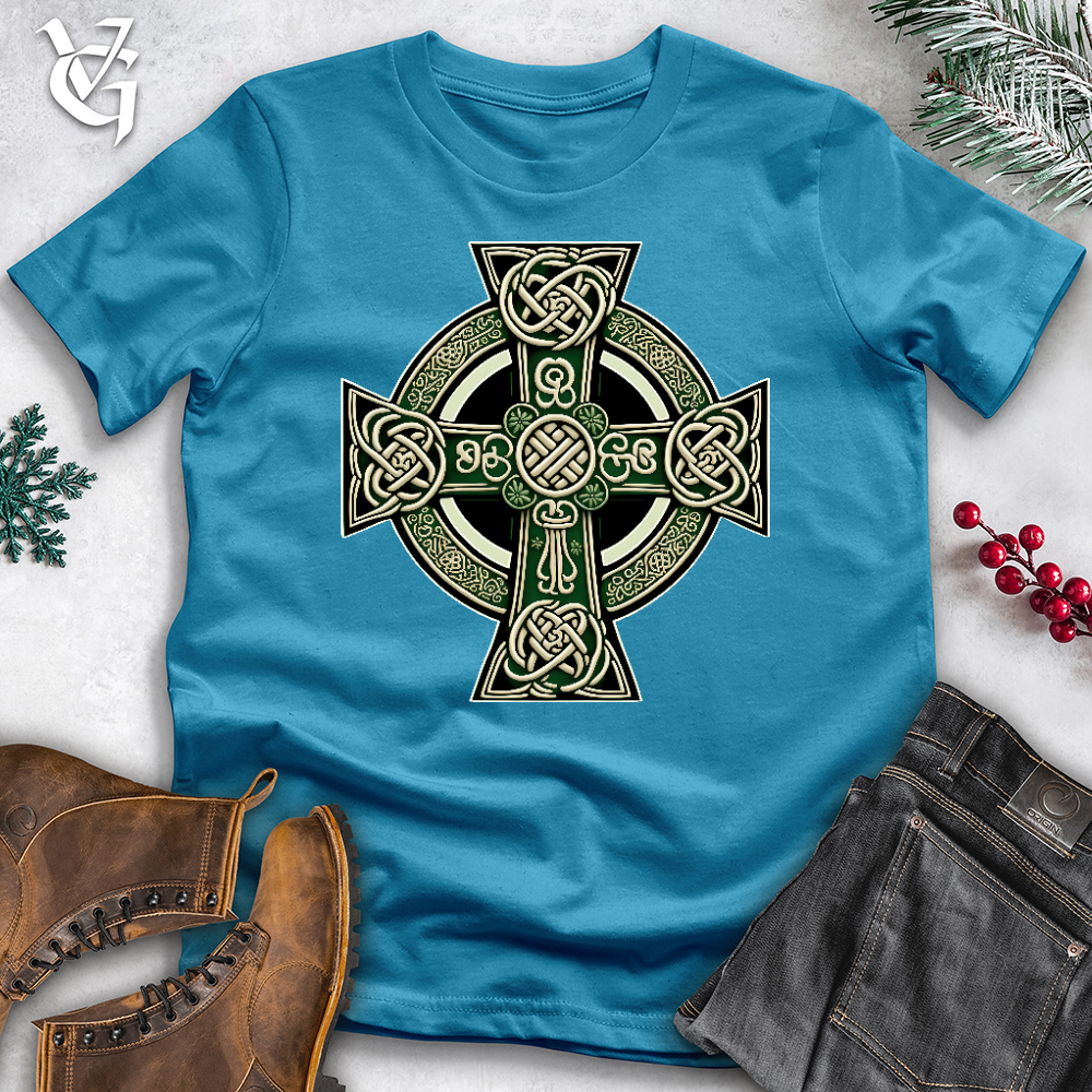 Knotted Celtic Crosses Cotton Tee