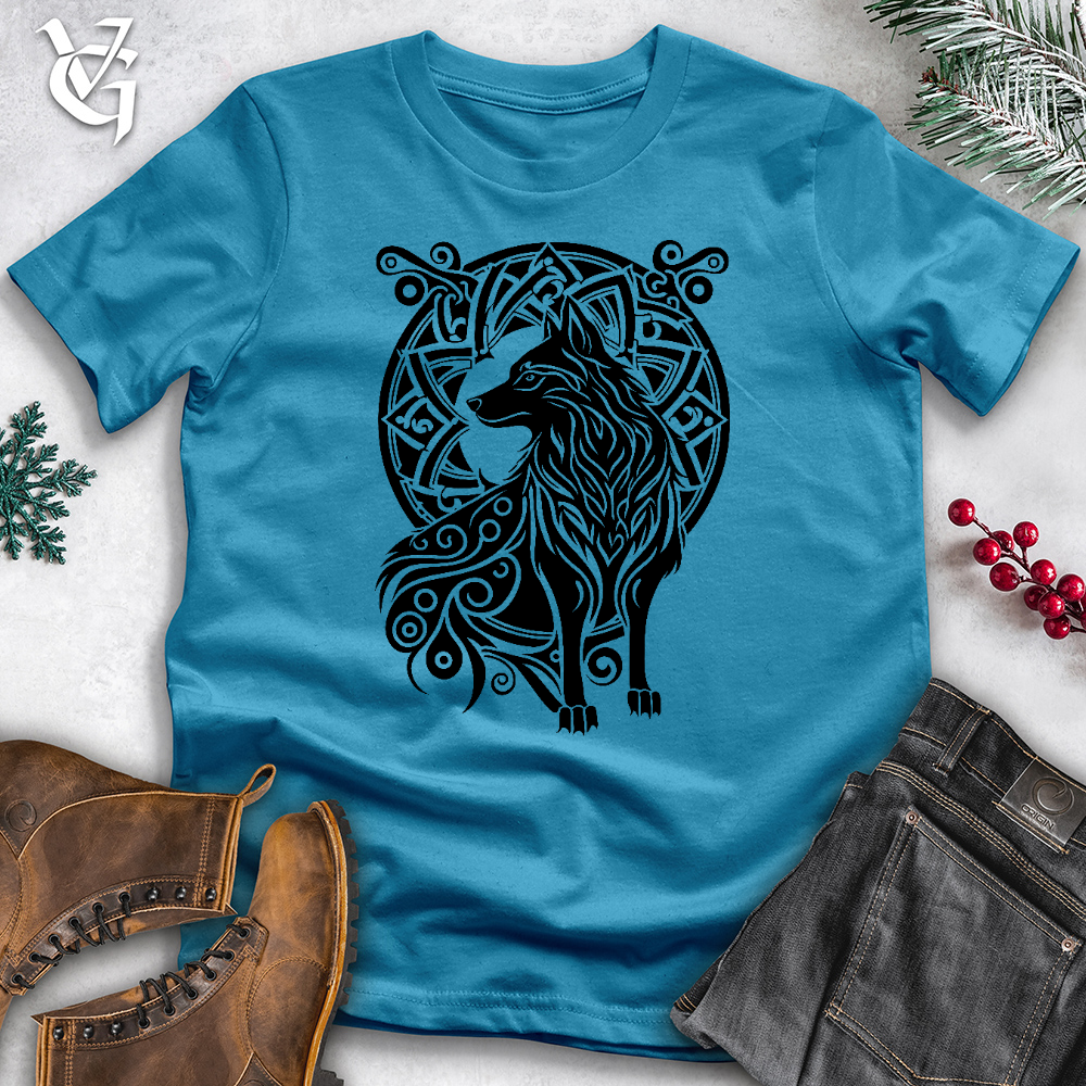 Celtic Wolf Cotton Tee