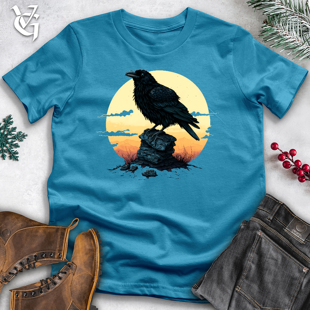 Steel Blue Raven Cotton Tee