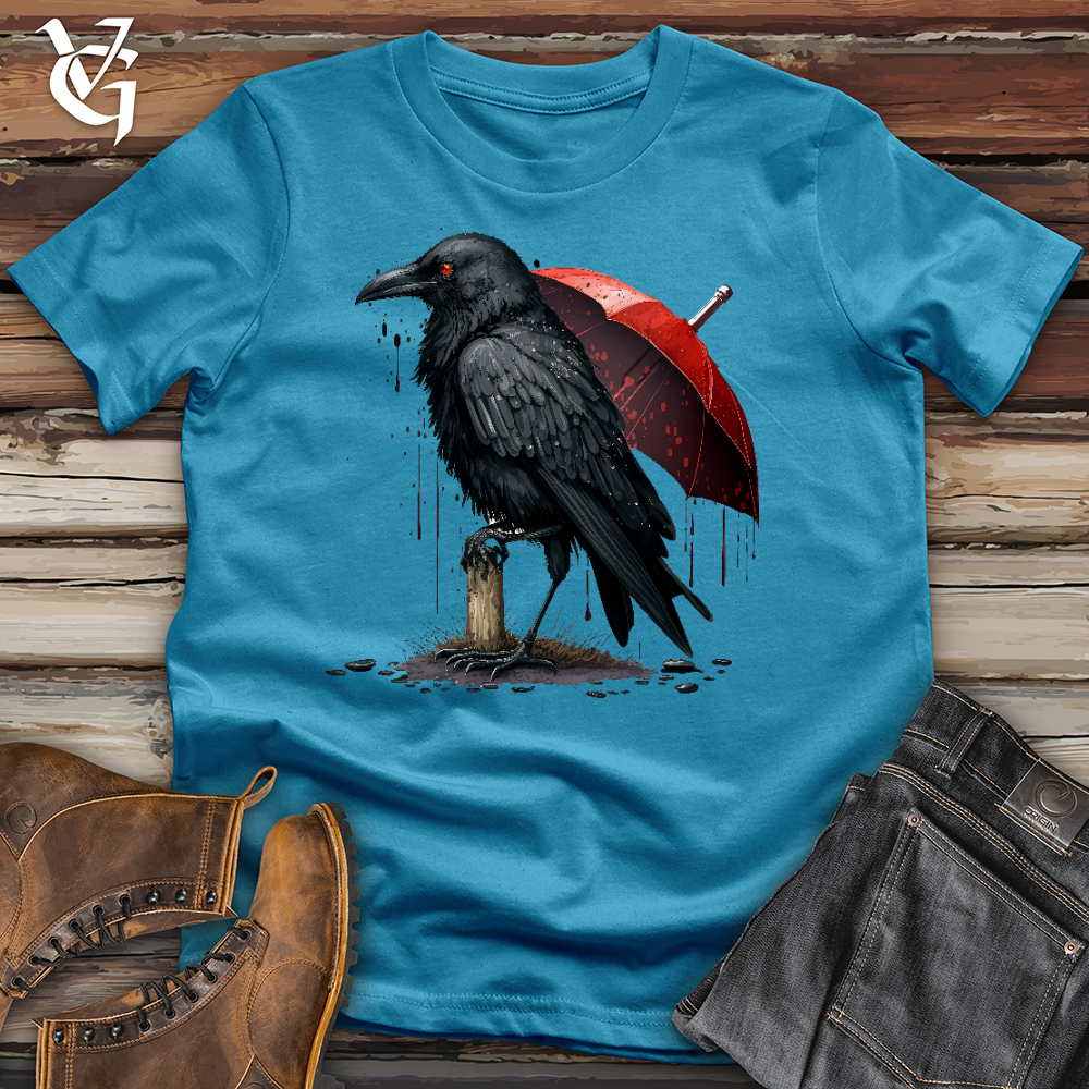 Raven In The Rain Cotton Tee