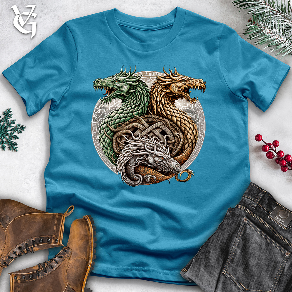 Dragon Trio Viking Cotton Tee