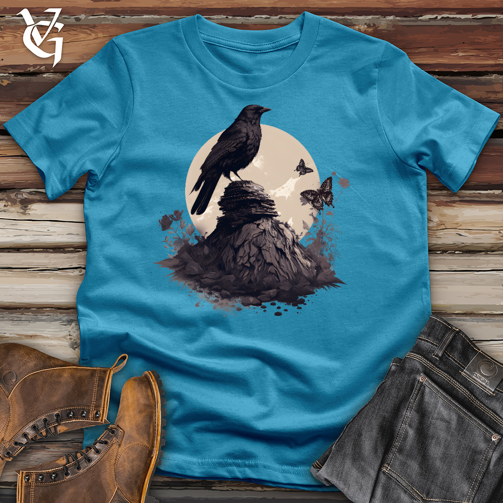 Raven Butterfly Sunset Cotton Tee