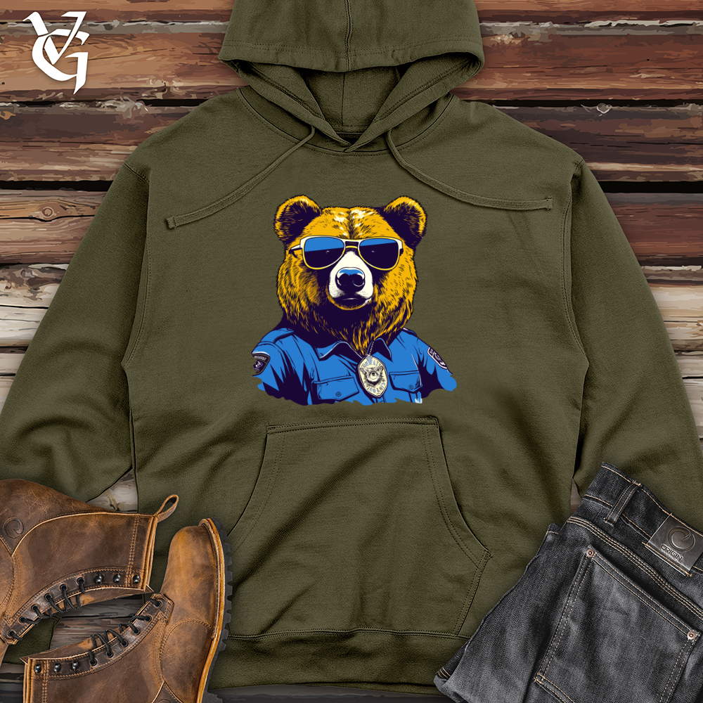 Bear Shield Sentinel Midweight Hooded Sweatshirt