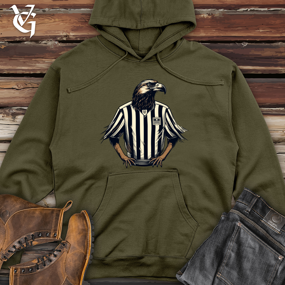 Retro Referee Raven 01 Midweight Hooded Sweatshirt