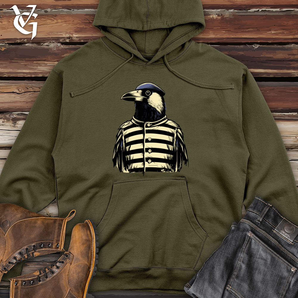 Retro Referee Raven Midweight Hooded Sweatshirt