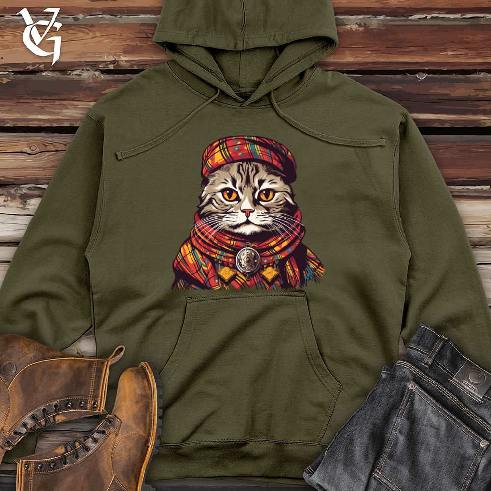 Feline Highland Wanderer Midweight Hooded Sweatshirt