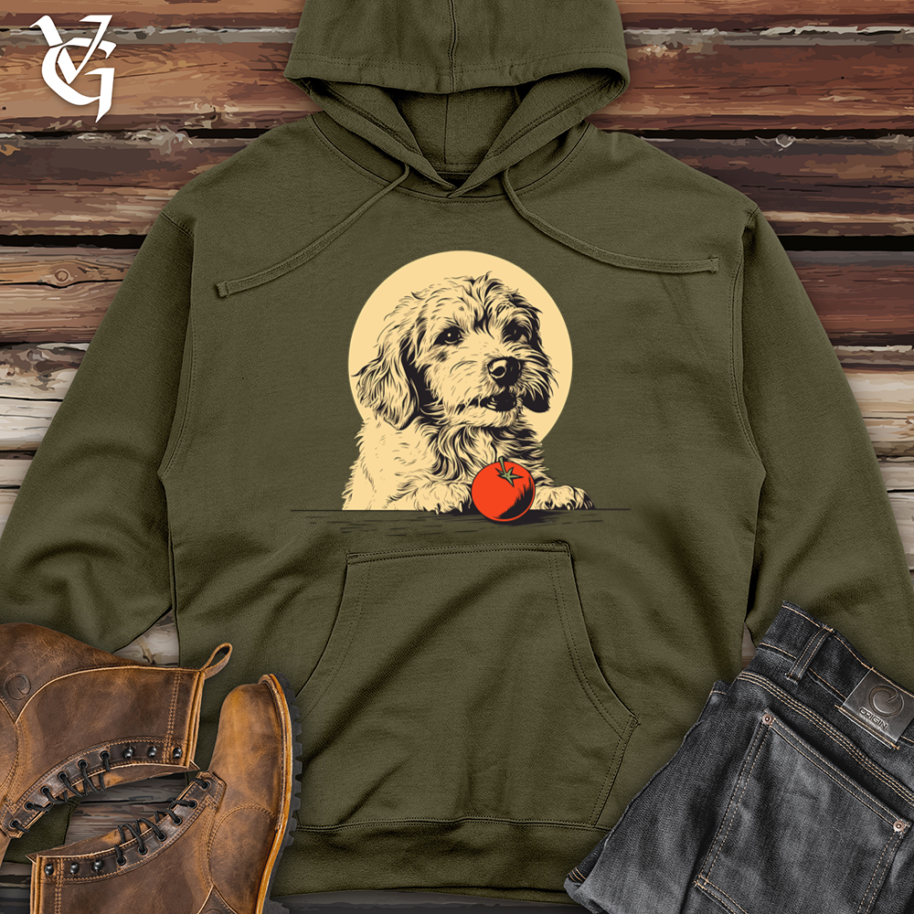 Retro Tomato Chowhound Midweight Hooded Sweatshirt