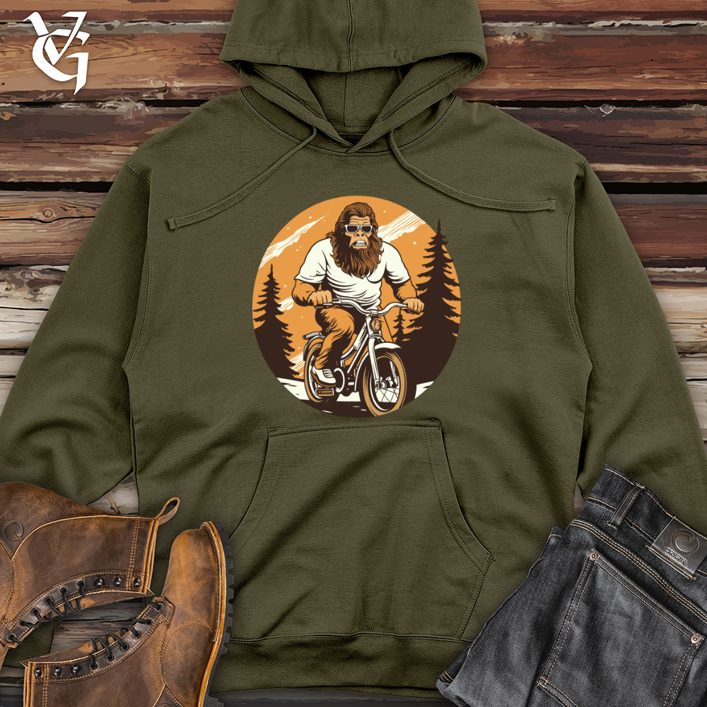 Sasquatch Cyclist Midweight Hooded Sweatshirt