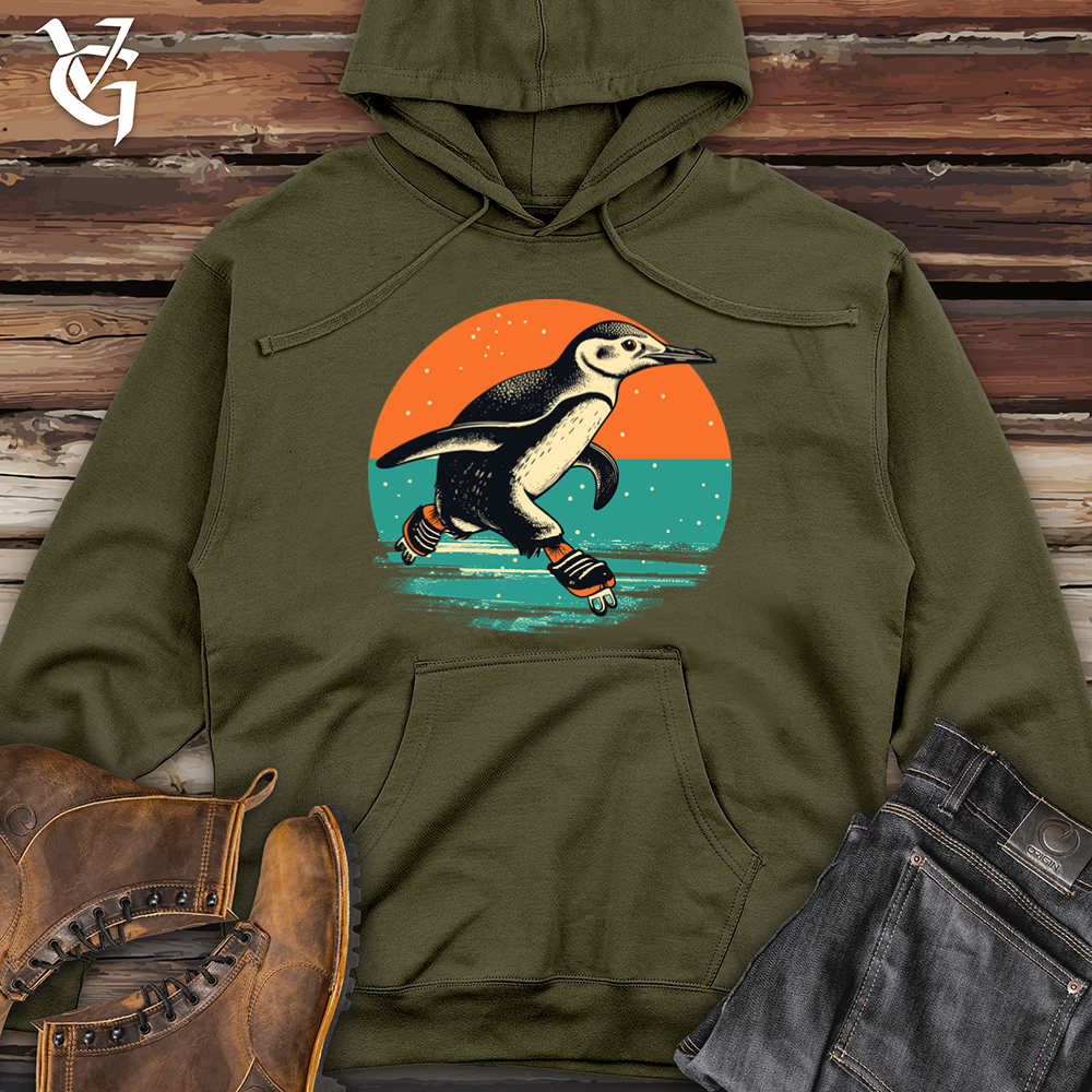 Retro Glide Penguin Midweight Hooded Sweatshirt