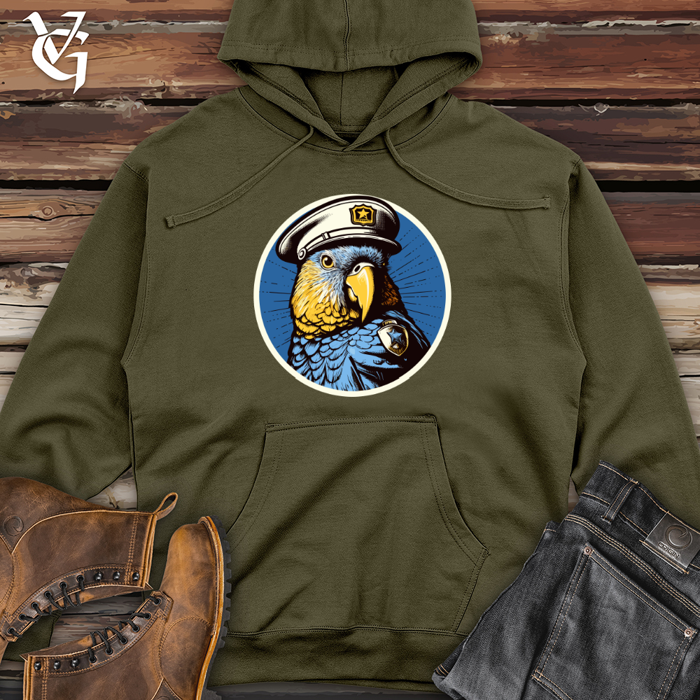 Winged Law Enforcer Midweight Hooded Sweatshirt