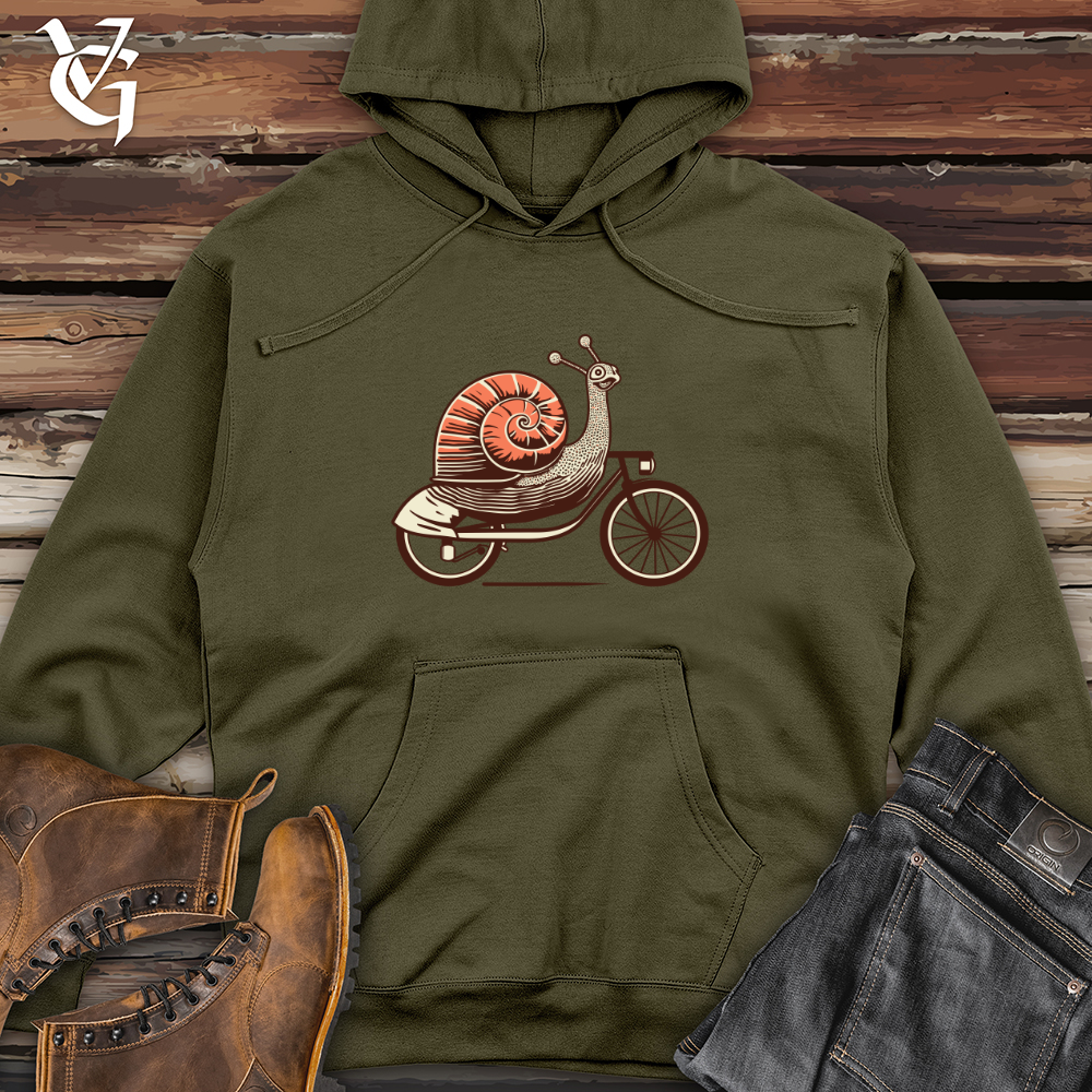 Pedal Powered Escargot Midweight Hooded Sweatshirt