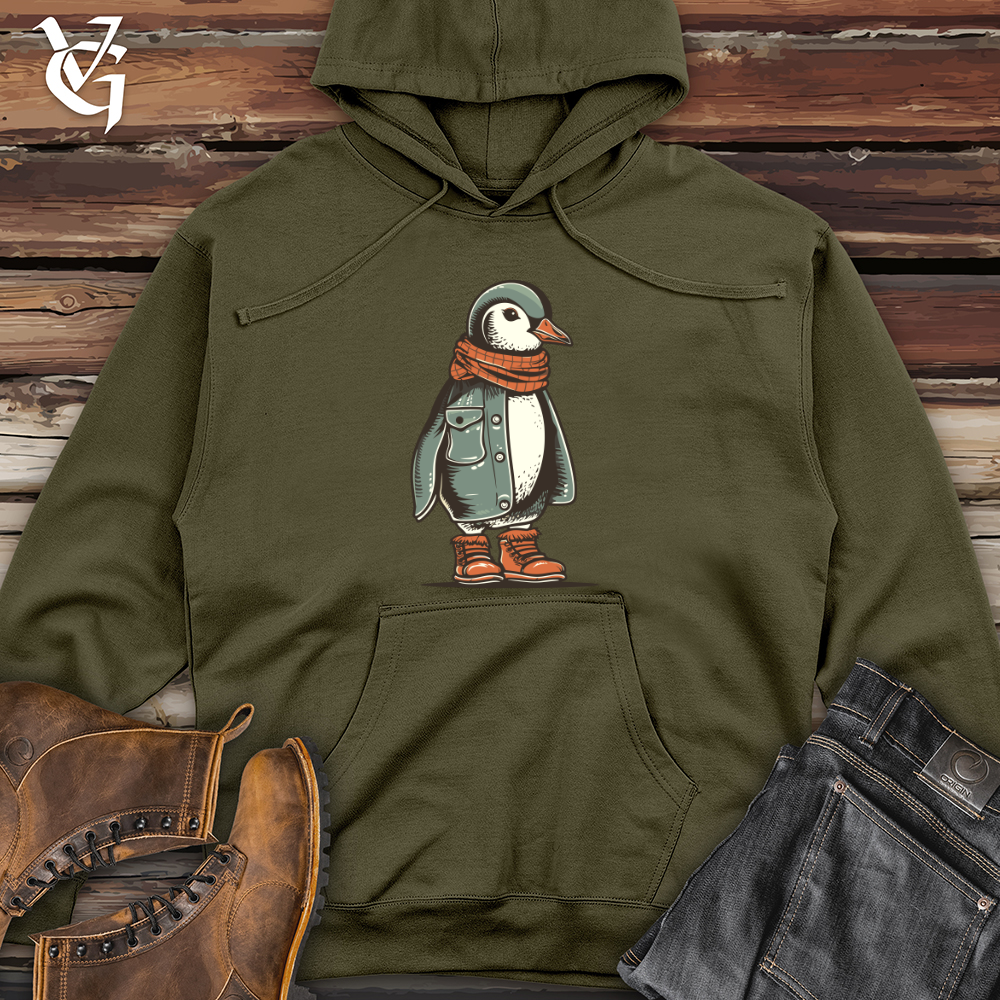 Frosty Footsteps Midweight Hooded Sweatshirt