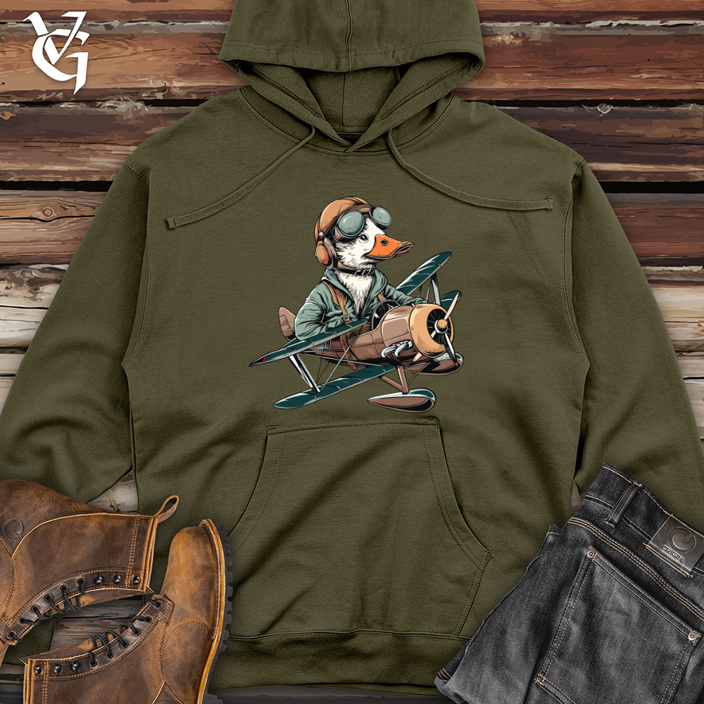 Aviator Duck Flight Midweight Hooded Sweatshirt