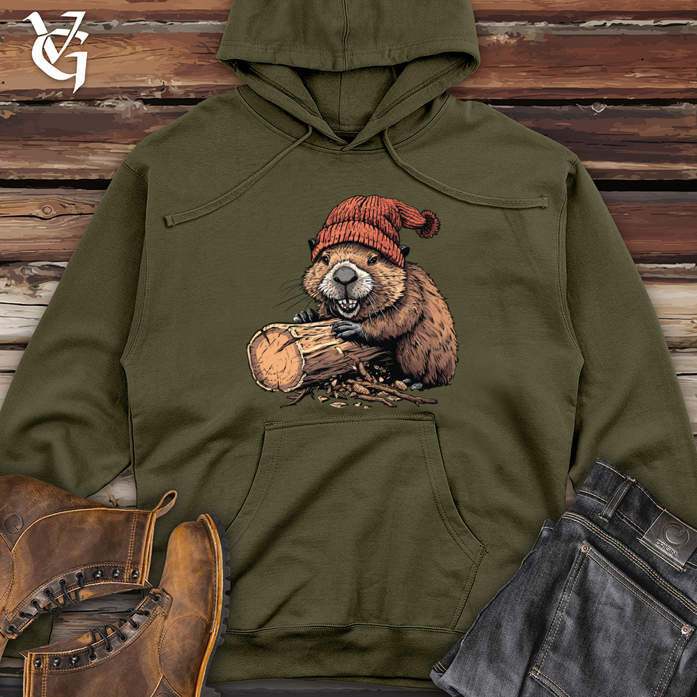 Beaver Lumberjack Joy Midweight Hooded Sweatshirt