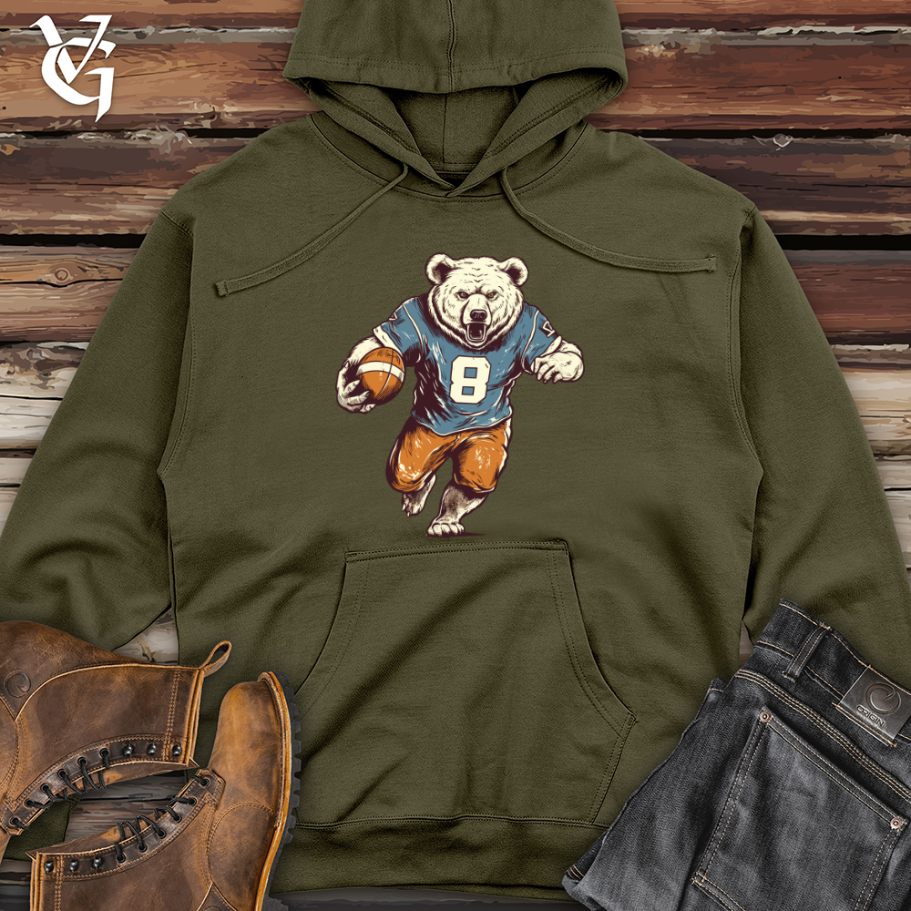 Gridiron Grizzly Midweight Hooded Sweatshirt