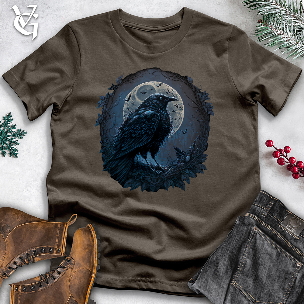 Blue Cosmic Raven Cotton Tee