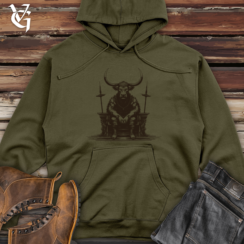 Bull Throne Majesty Midweight Hooded Sweatshirt