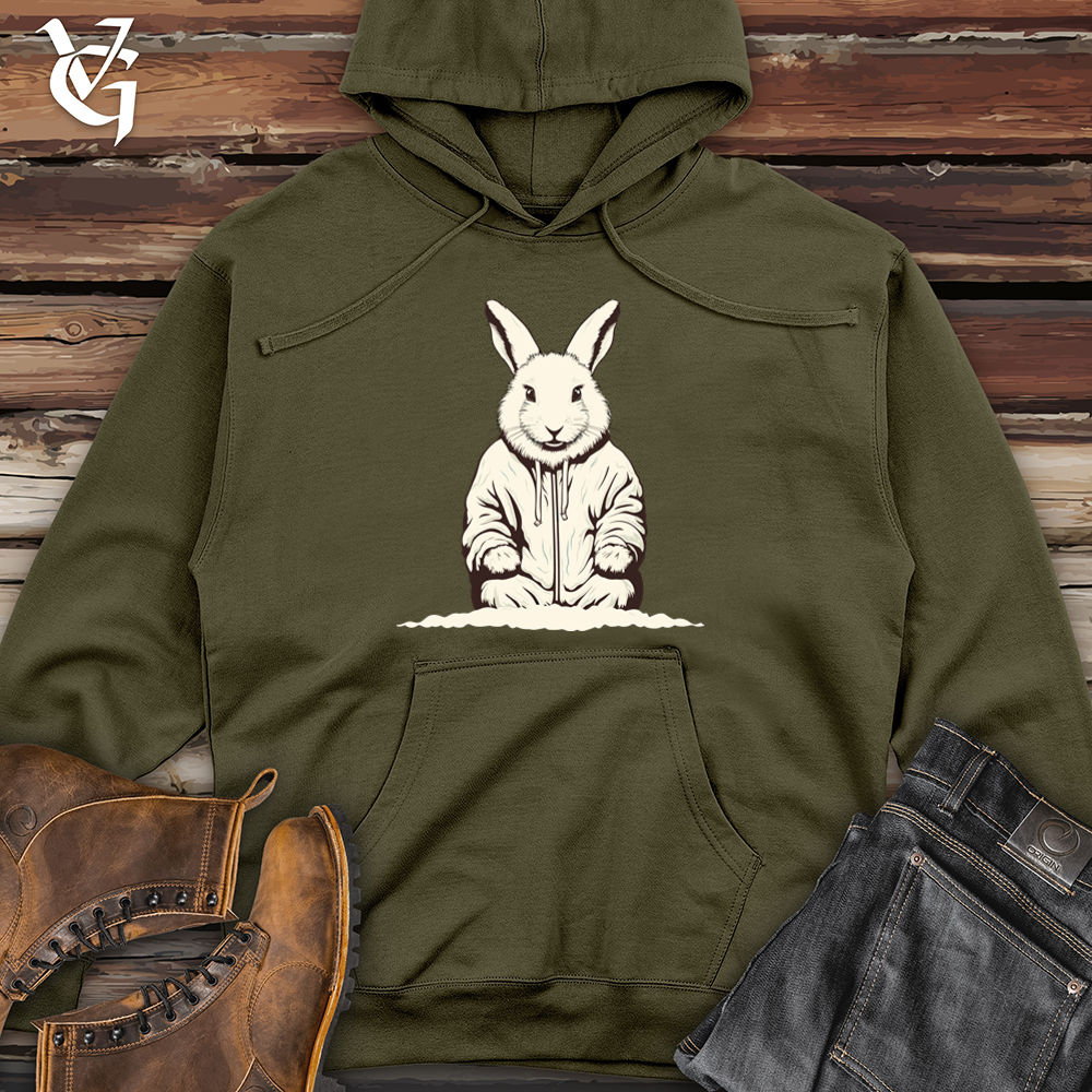 Retro Fluffy Hopper Midweight Hooded Sweatshirt