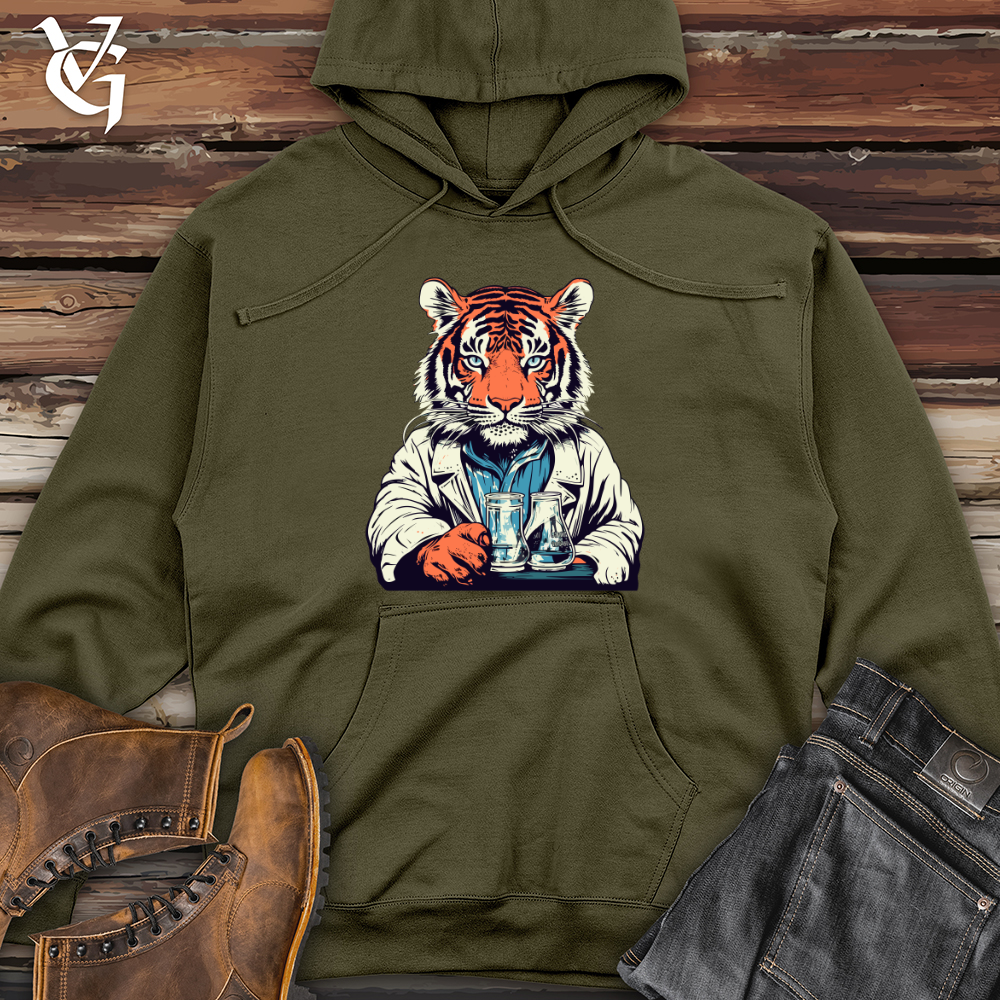 Feline Flame Worker Midweight Hooded Sweatshirt