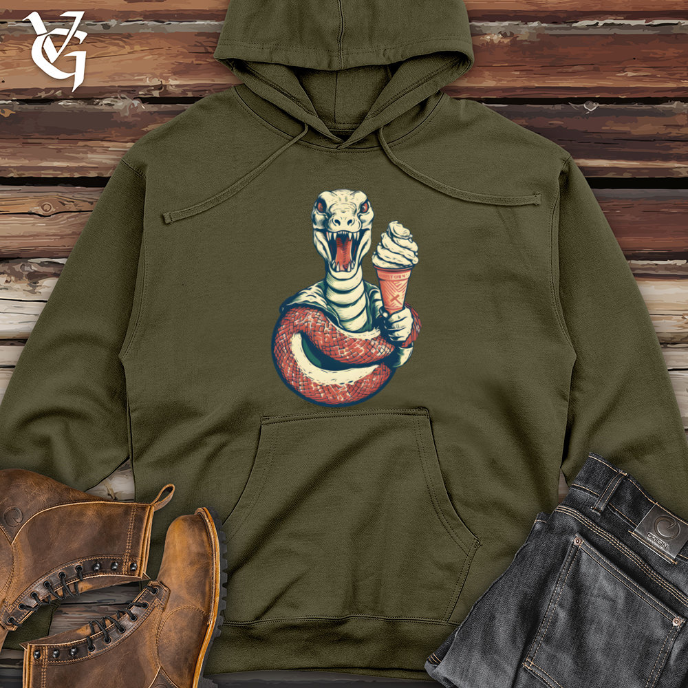 Slithery Sweet Balance. Midweight Hooded Sweatshirt