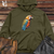 Tropical Rainstorm Parrot Midweight Hooded Sweatshirt