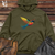 Prismatic Winged Swallow Midweight Hooded Sweatshirt