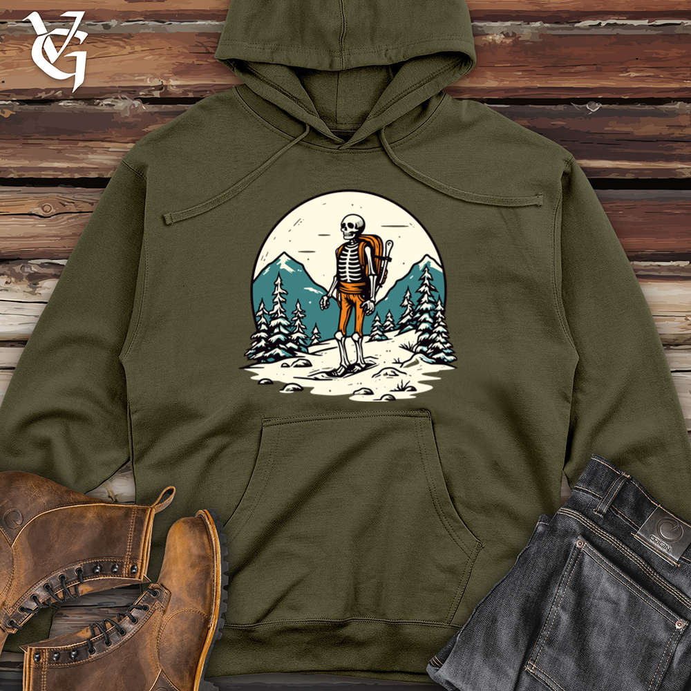 Whimsical Snow Trek Midweight Hooded Sweatshirt