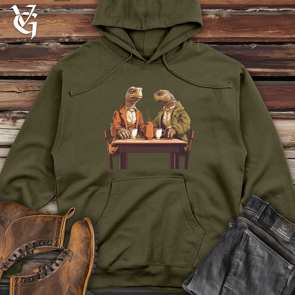 Tortoises Tea Time Midweight Hooded Sweatshirt