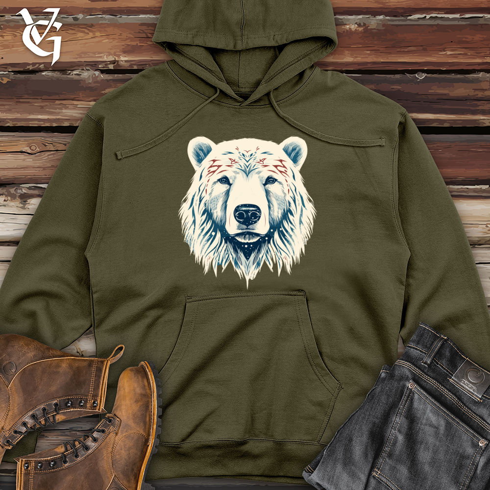 Frosty Arctic Cascades Midweight Hooded Sweatshirt