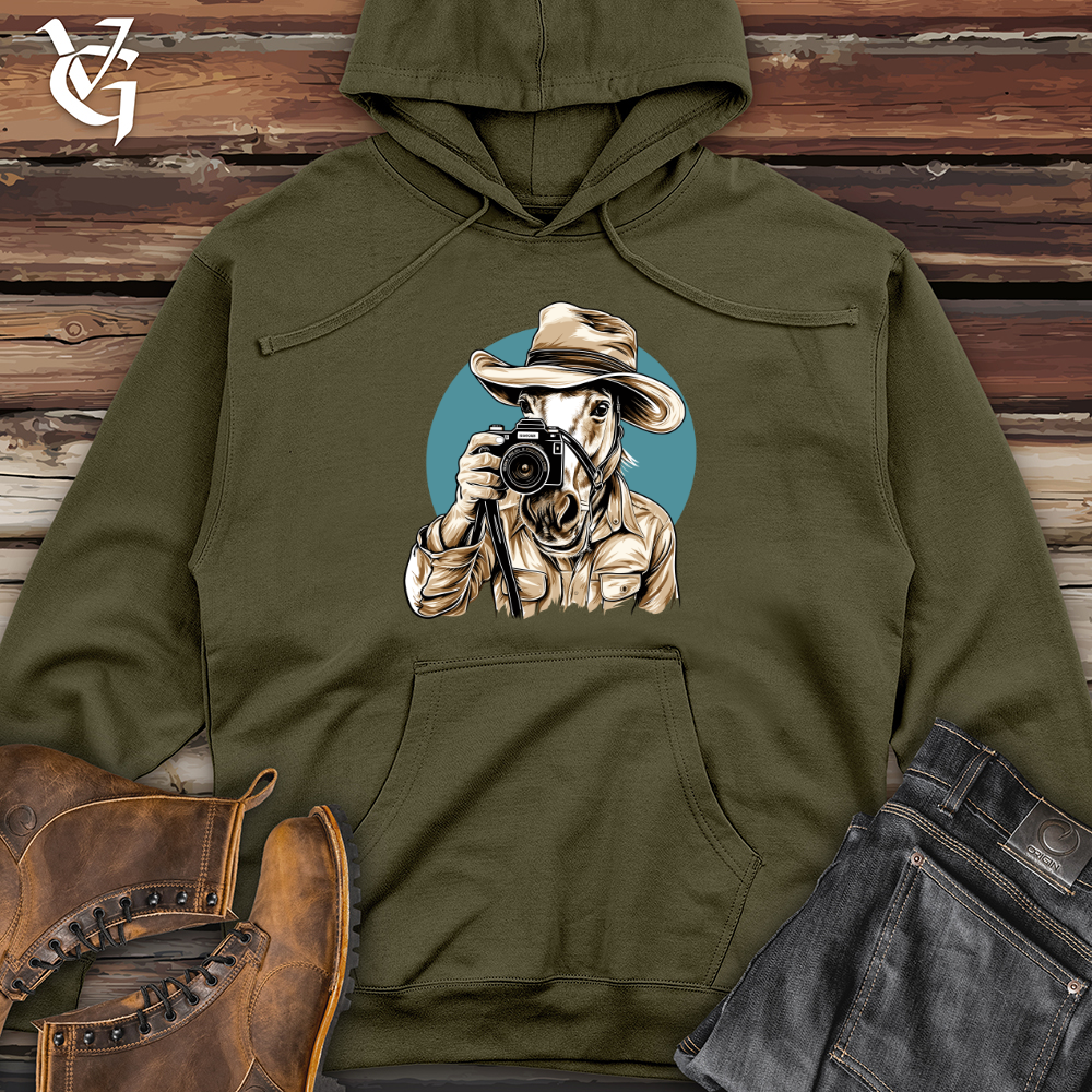 Equine Shutterbug Lens Midweight Hooded Sweatshirt